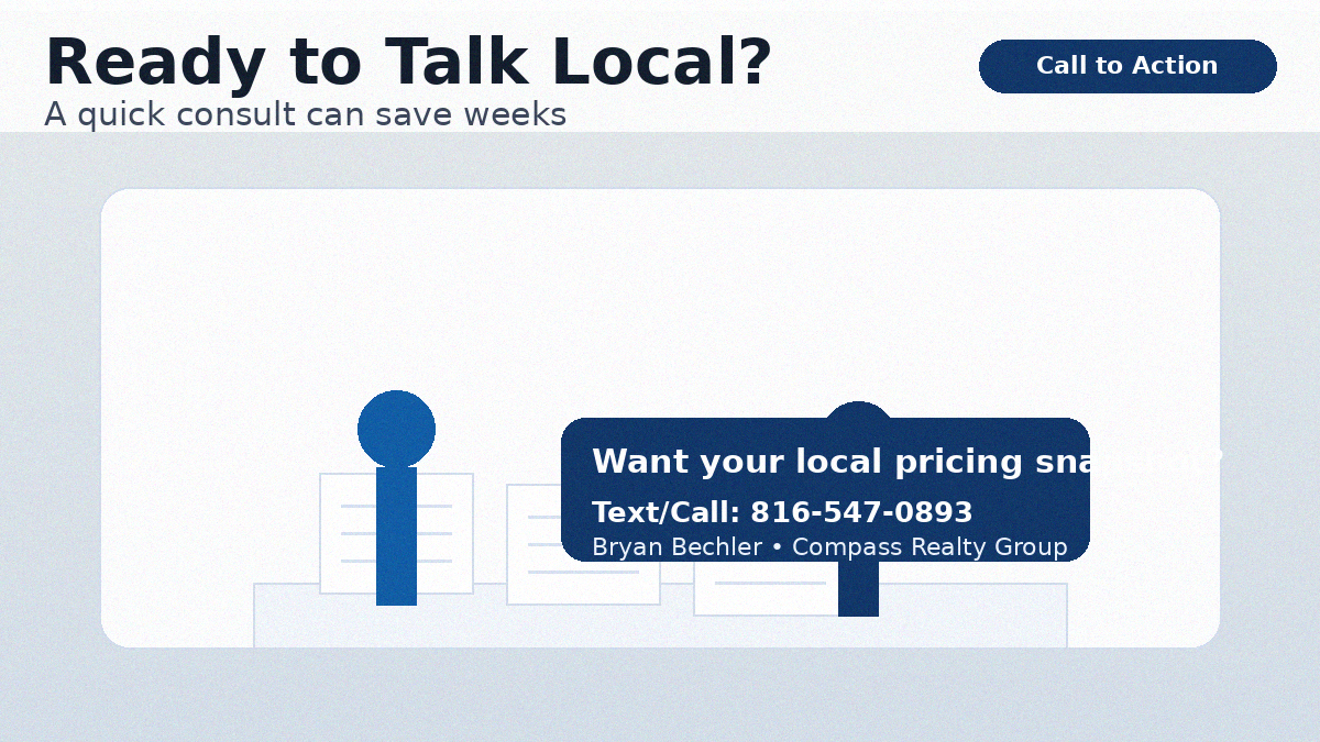 Kansas City realtor discussing home value with sellers